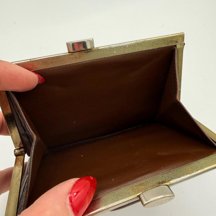 Vintage Diorissimo Pattern French Wallet