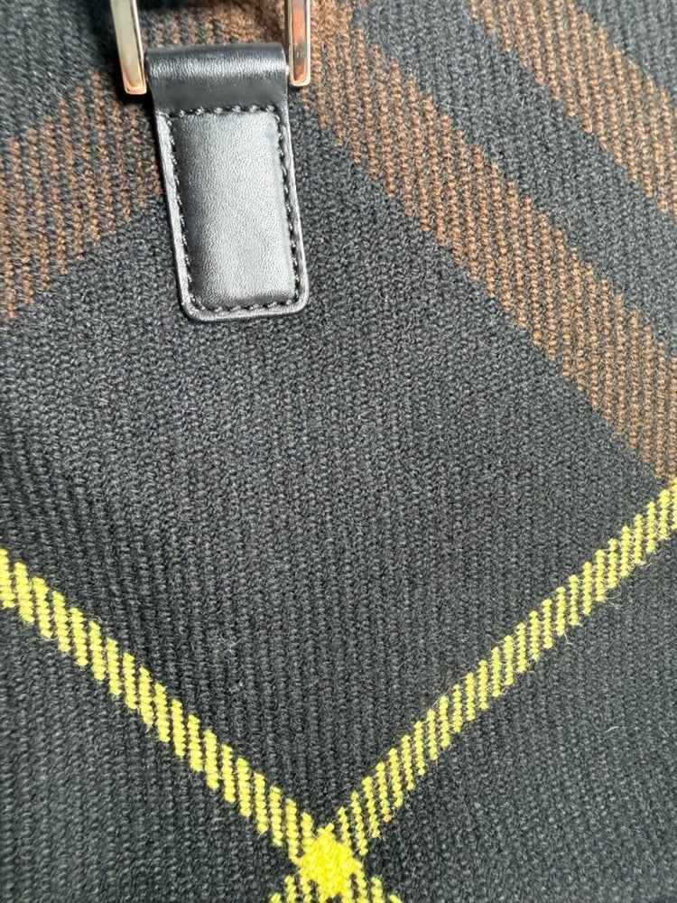 Burberry Wool Plaid Handbag