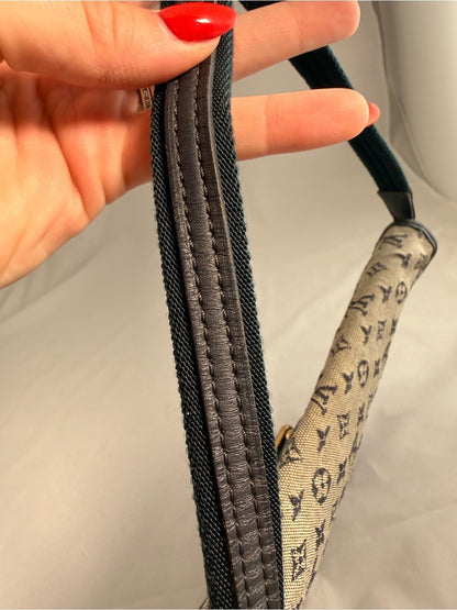 Louis Vuitton Navy Mini Lin  Majorie Shoulder Bag