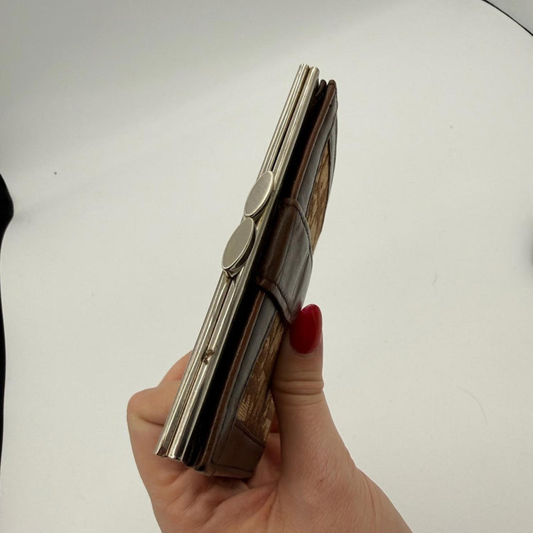 Vintage Diorissimo Pattern French Wallet