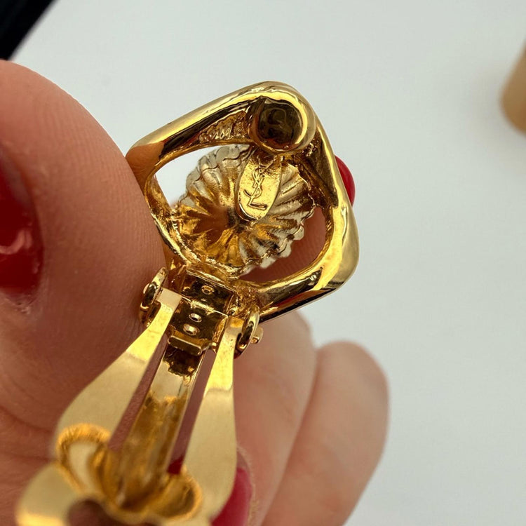 YSL Clip-on Earrings