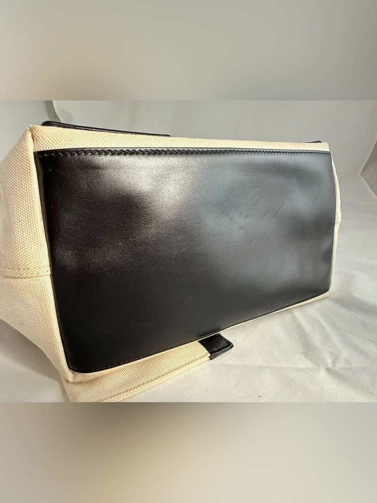 Balenciaga Cream Canvas Tote with Pouch