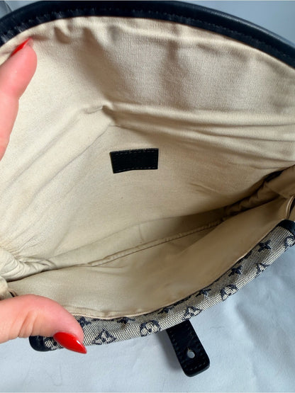 Louis Vuitton Navy Mini Lin  Majorie Shoulder Bag