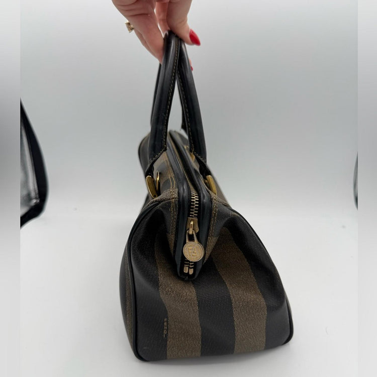 Fendi Pequin Boston bag