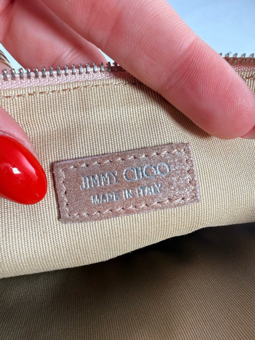 Jimmy Choo Metallic Star Studded Pouchette