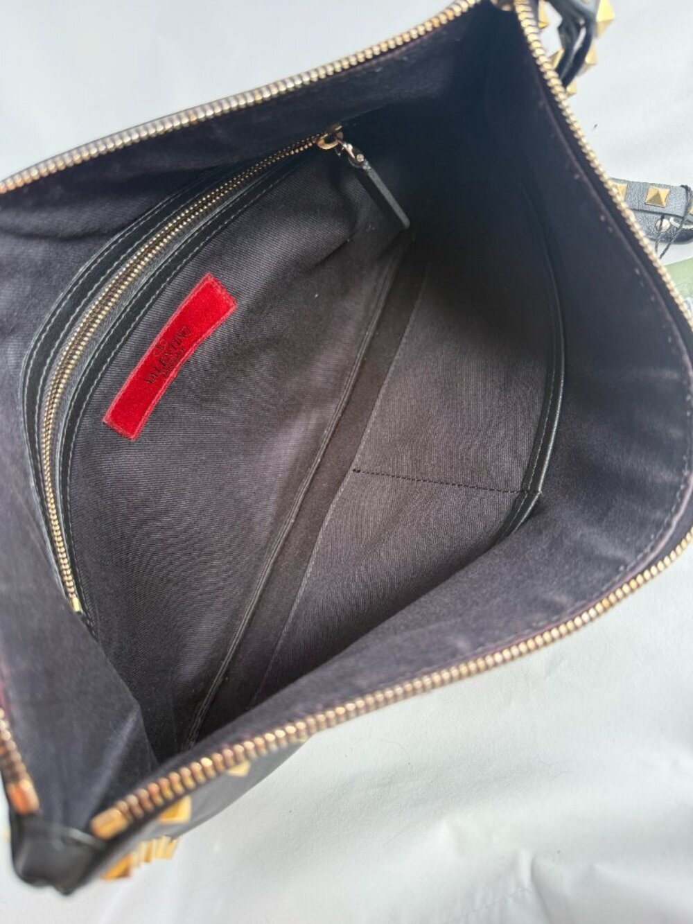 Valentino Rockstud Large Clutch