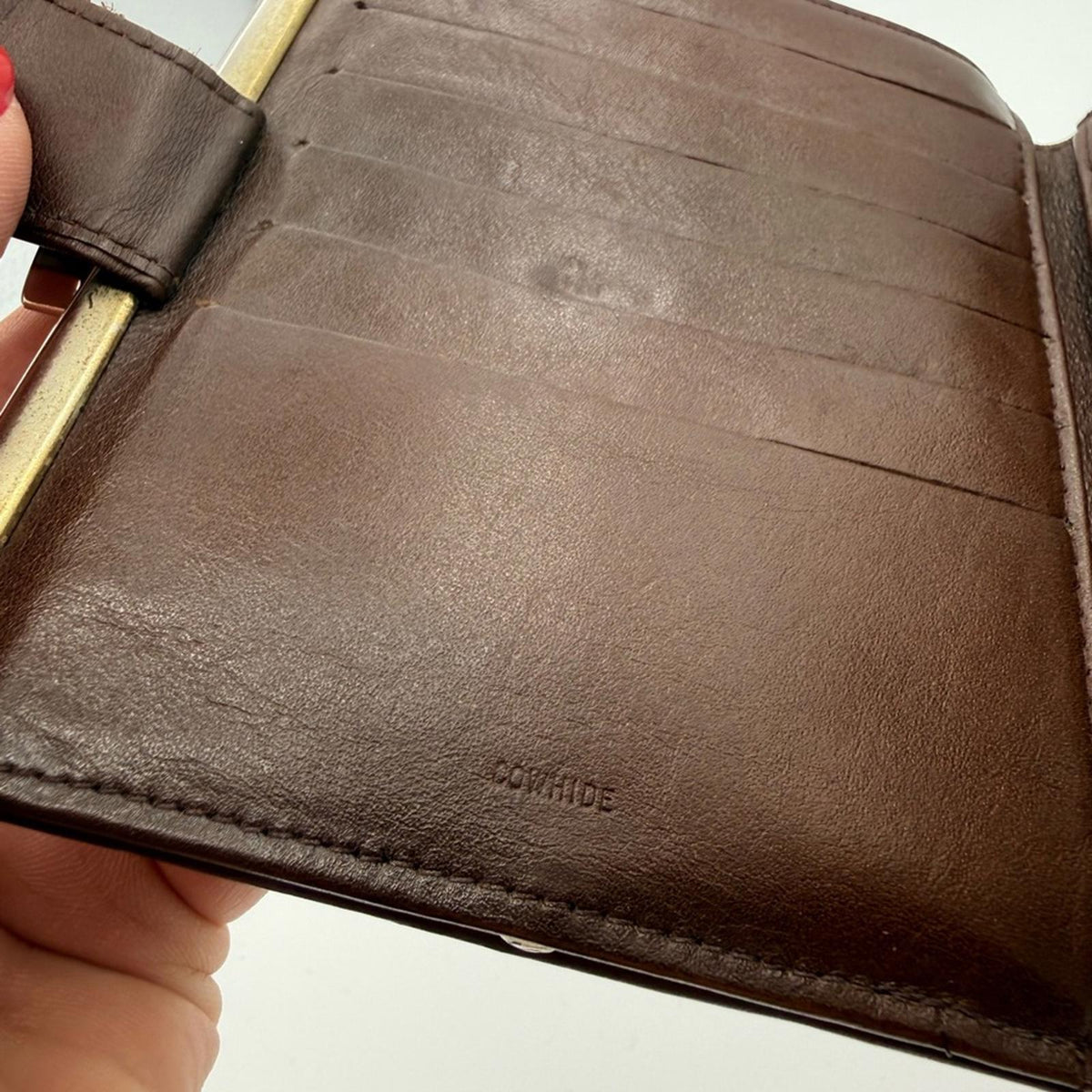 Vintage Diorissimo Pattern French Wallet