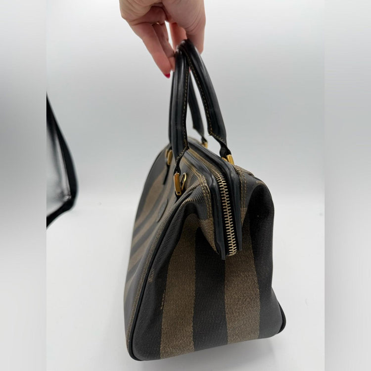 Fendi Pequin Boston bag