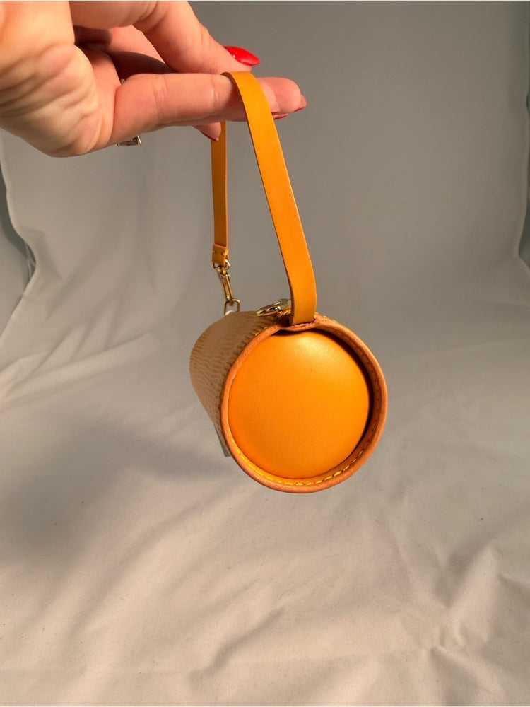 Louis Vuitton Yellow Epi Leather Papillon Mini Wristlet