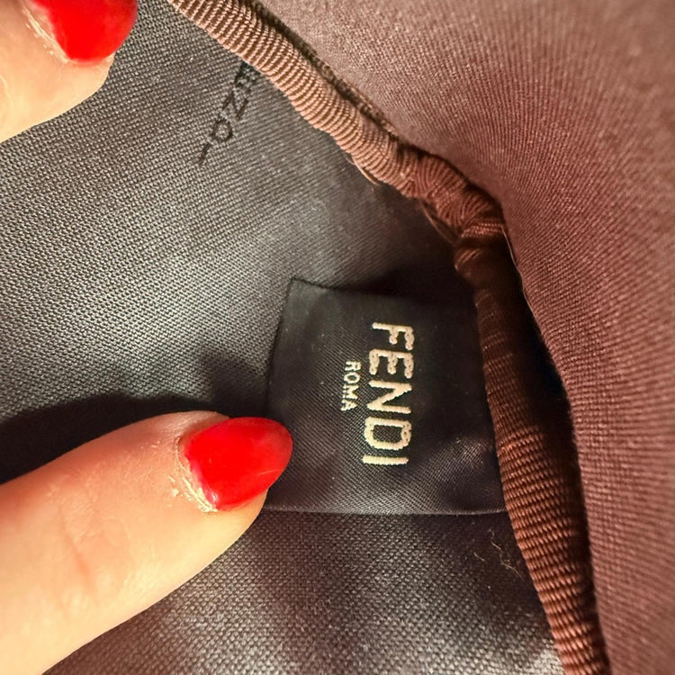 Fendi Tan and Black Belt Bag