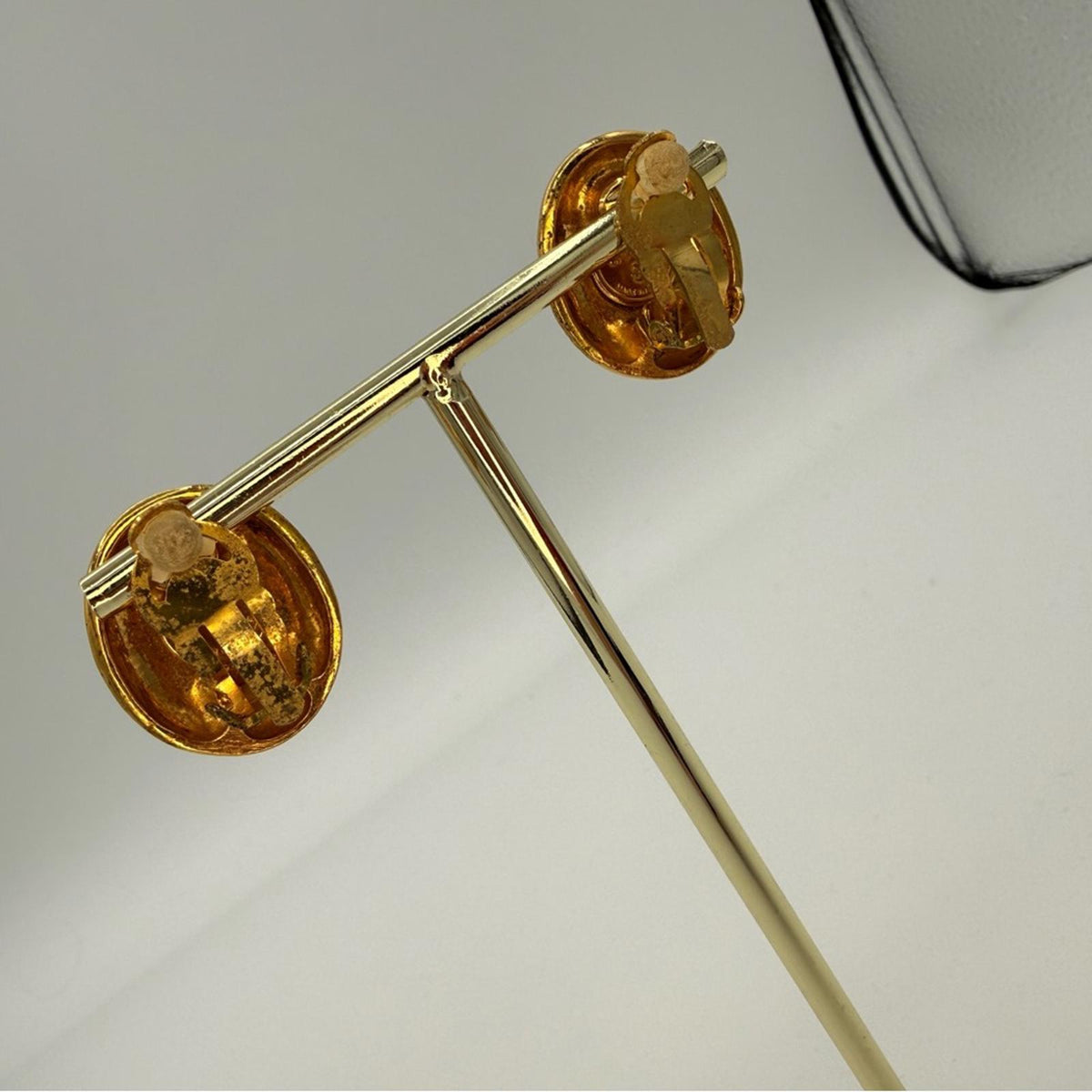 CHANEL Coco Mademoiselle Vintage Gold Clip-On Earrings