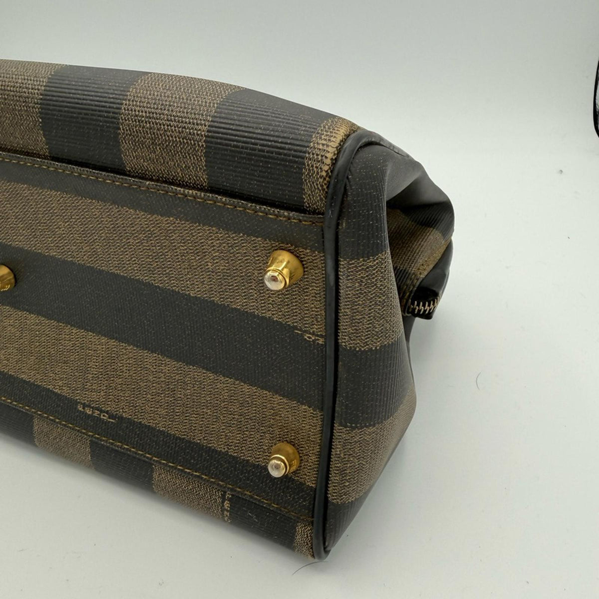 Fendi Pequin Boston bag