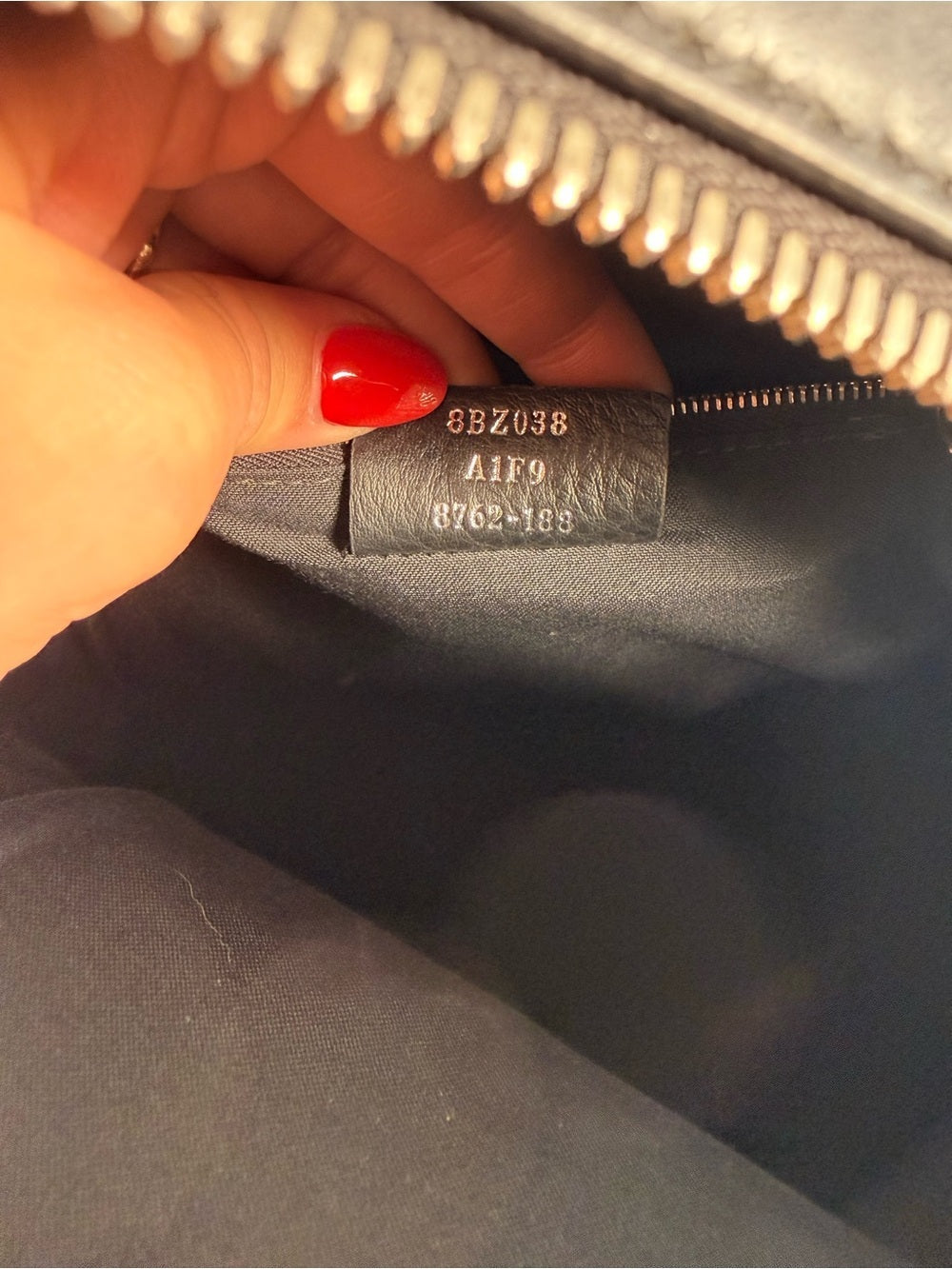 Fendi Mini By The Way Leather Backpack with Pearl Bow Detail